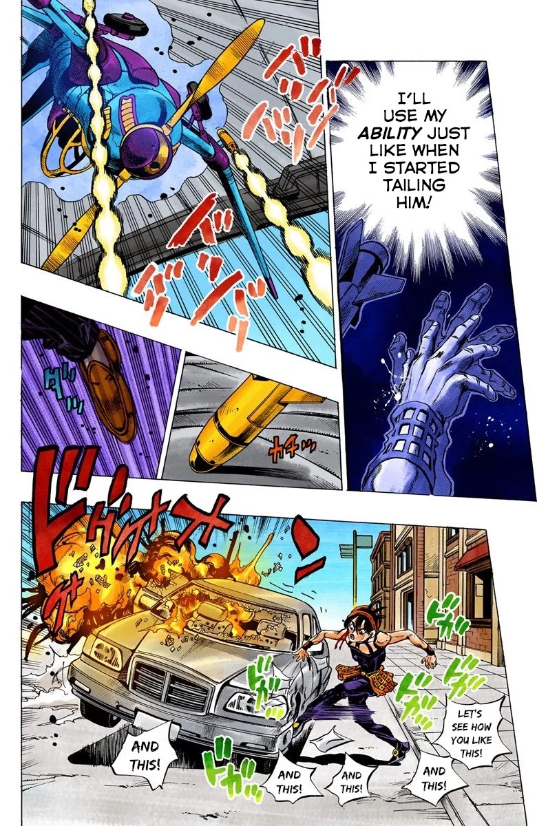 JoJo's Bizarre Adventure Part 5 - Vento Aureo (Official Colored) Chapter 32 page 6 - Chapter 32: Narancia's Aerosmith Part 2