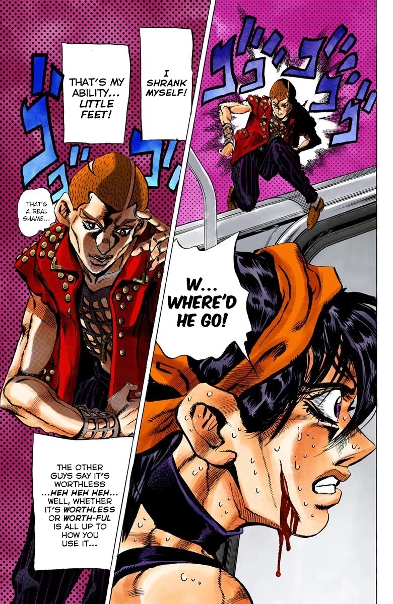 JoJo's Bizarre Adventure Part 5 - Vento Aureo (Official Colored) Chapter 32 page 9 - Chapter 32: Narancia's Aerosmith Part 2