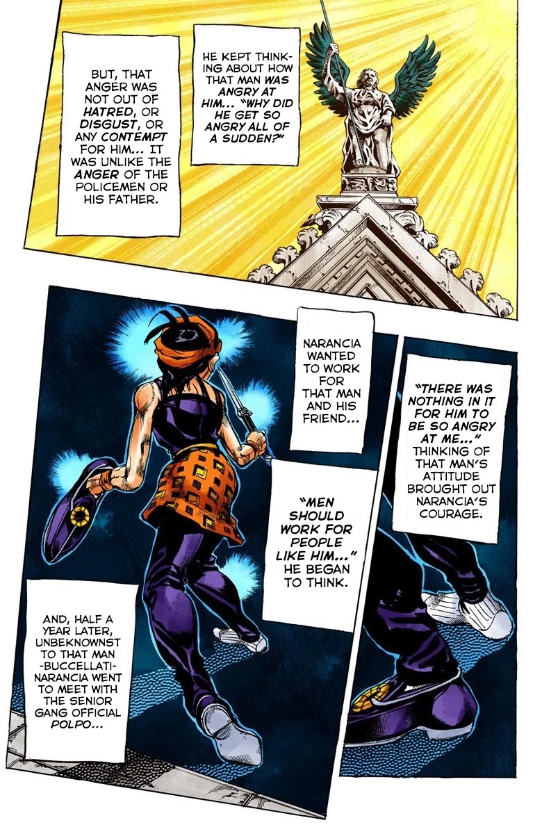 JoJo's Bizarre Adventure Part 5 - Vento Aureo (Official Colored) Chapter 33 page 10 - Chapter 33: Narancia's Aerosmith Part 3
