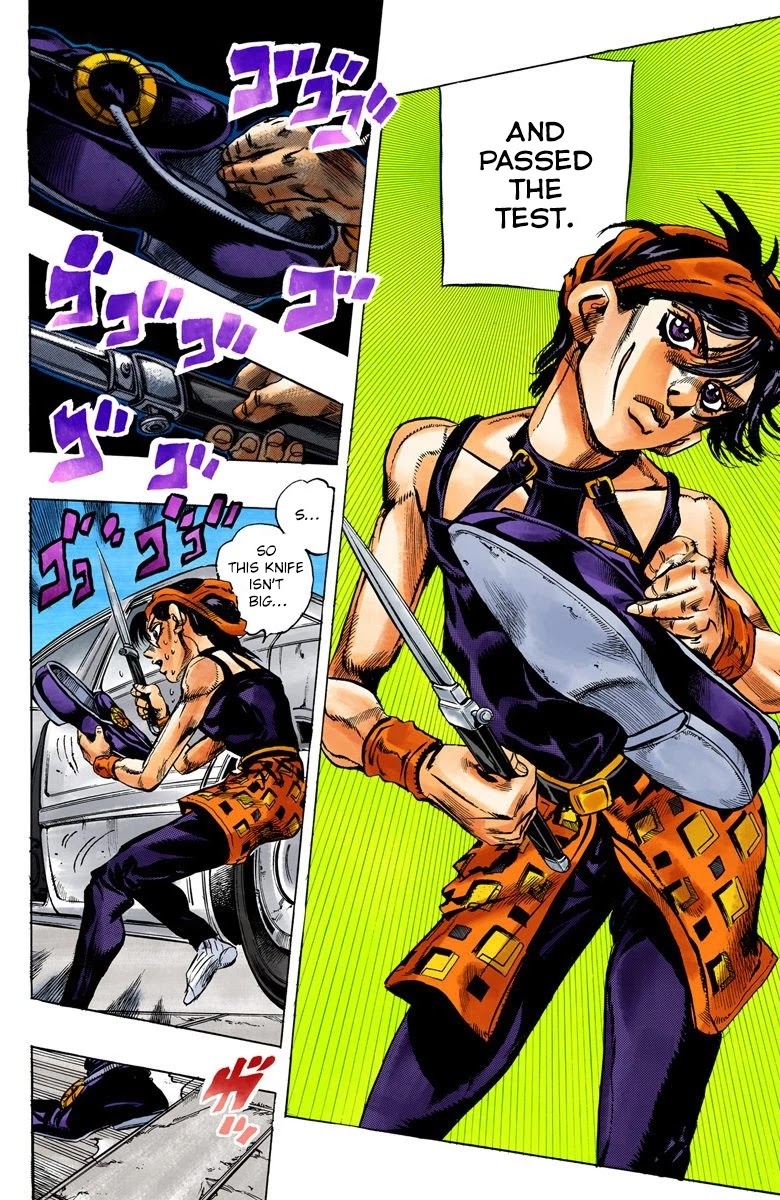 JoJo's Bizarre Adventure Part 5 - Vento Aureo (Official Colored) Chapter 33 page 11 - Chapter 33: Narancia's Aerosmith Part 3