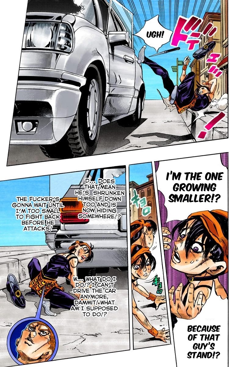 JoJo's Bizarre Adventure Part 5 - Vento Aureo (Official Colored) Chapter 33 page 12 - Chapter 33: Narancia's Aerosmith Part 3