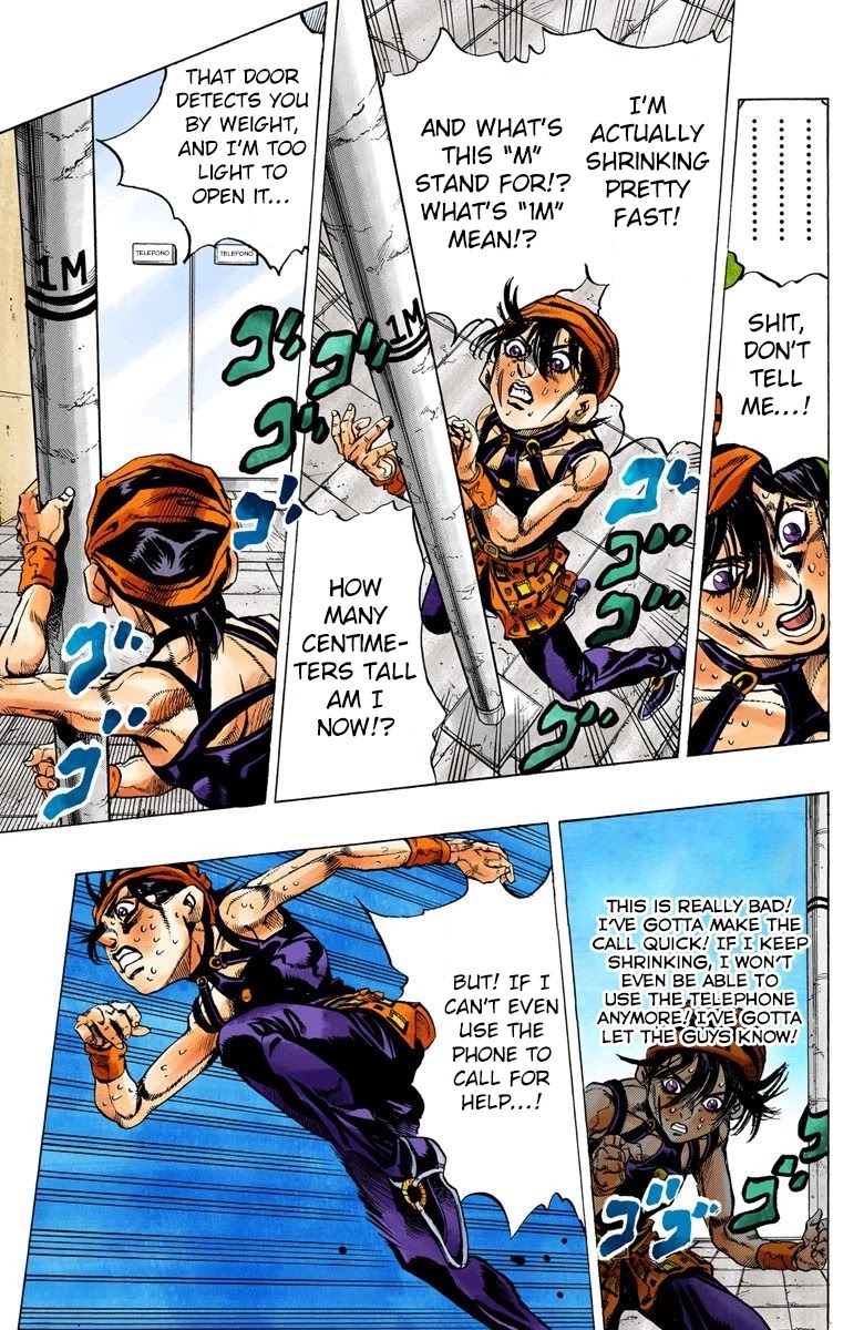 JoJo's Bizarre Adventure Part 5 - Vento Aureo (Official Colored) Chapter 33 page 16 - Chapter 33: Narancia's Aerosmith Part 3
