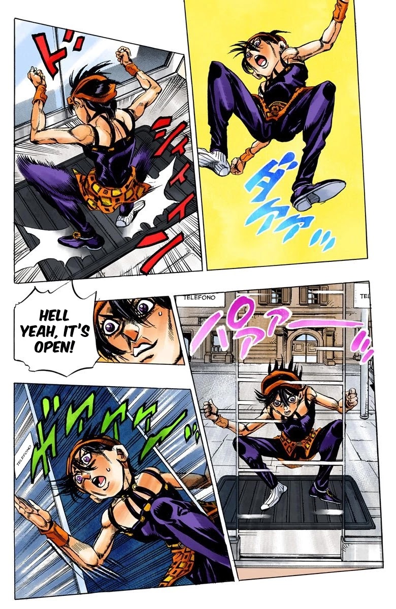 JoJo's Bizarre Adventure Part 5 - Vento Aureo (Official Colored) Chapter 33 page 17 - Chapter 33: Narancia's Aerosmith Part 3