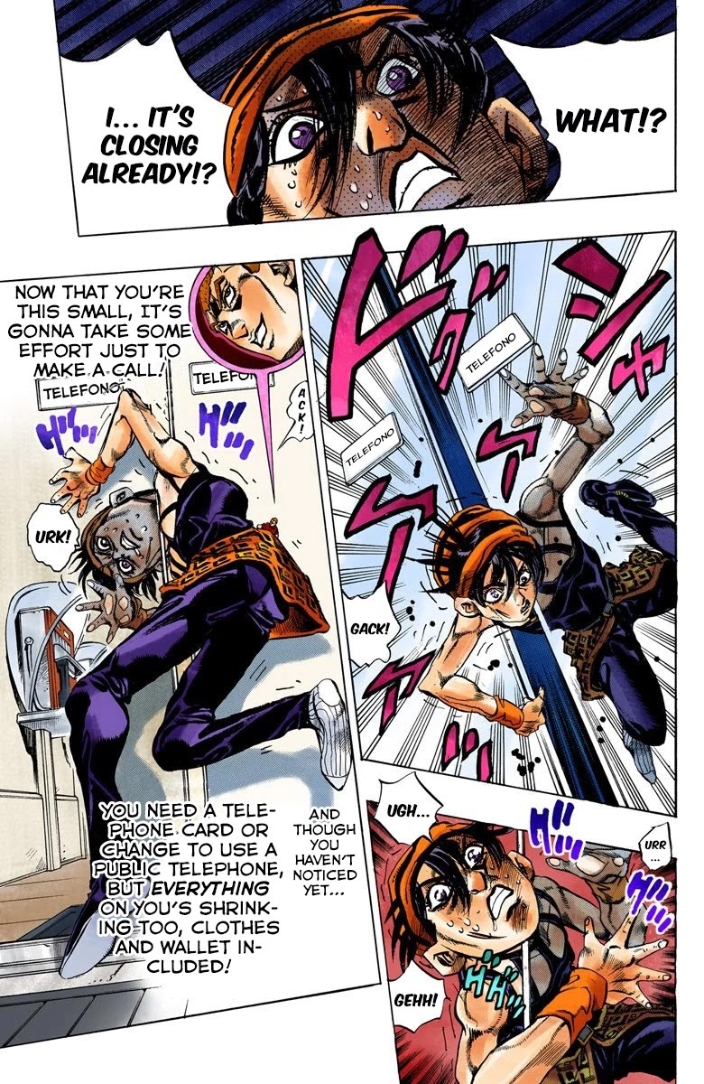 JoJo's Bizarre Adventure Part 5 - Vento Aureo (Official Colored) Chapter 33 page 18 - Chapter 33: Narancia's Aerosmith Part 3