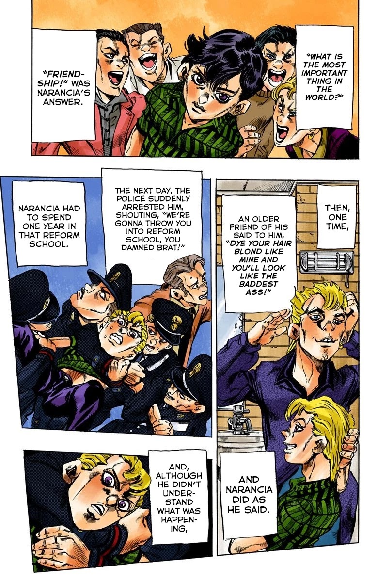 JoJo's Bizarre Adventure Part 5 - Vento Aureo (Official Colored) Chapter 33 page 4 - Chapter 33: Narancia's Aerosmith Part 3