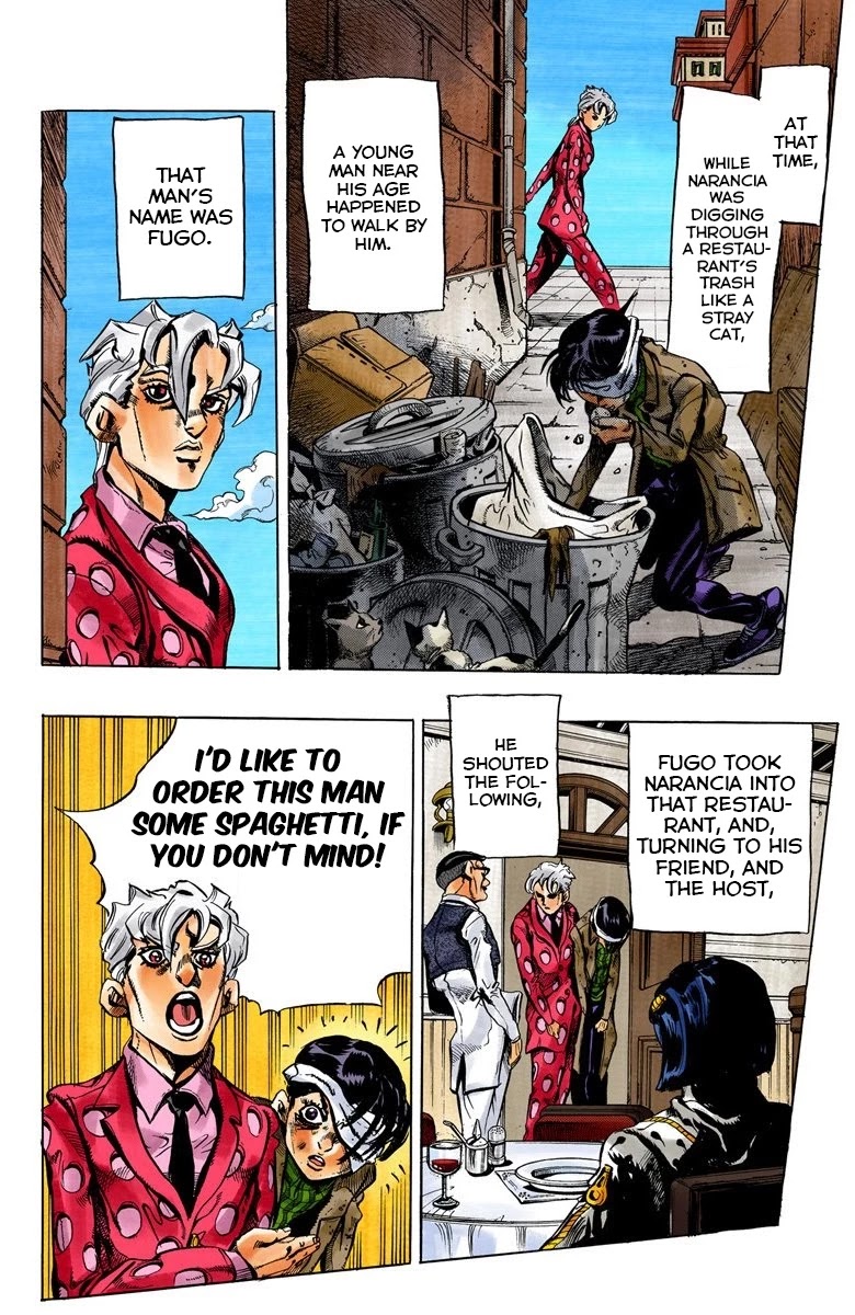 JoJo's Bizarre Adventure Part 5 - Vento Aureo (Official Colored) Chapter 33 page 7 - Chapter 33: Narancia's Aerosmith Part 3