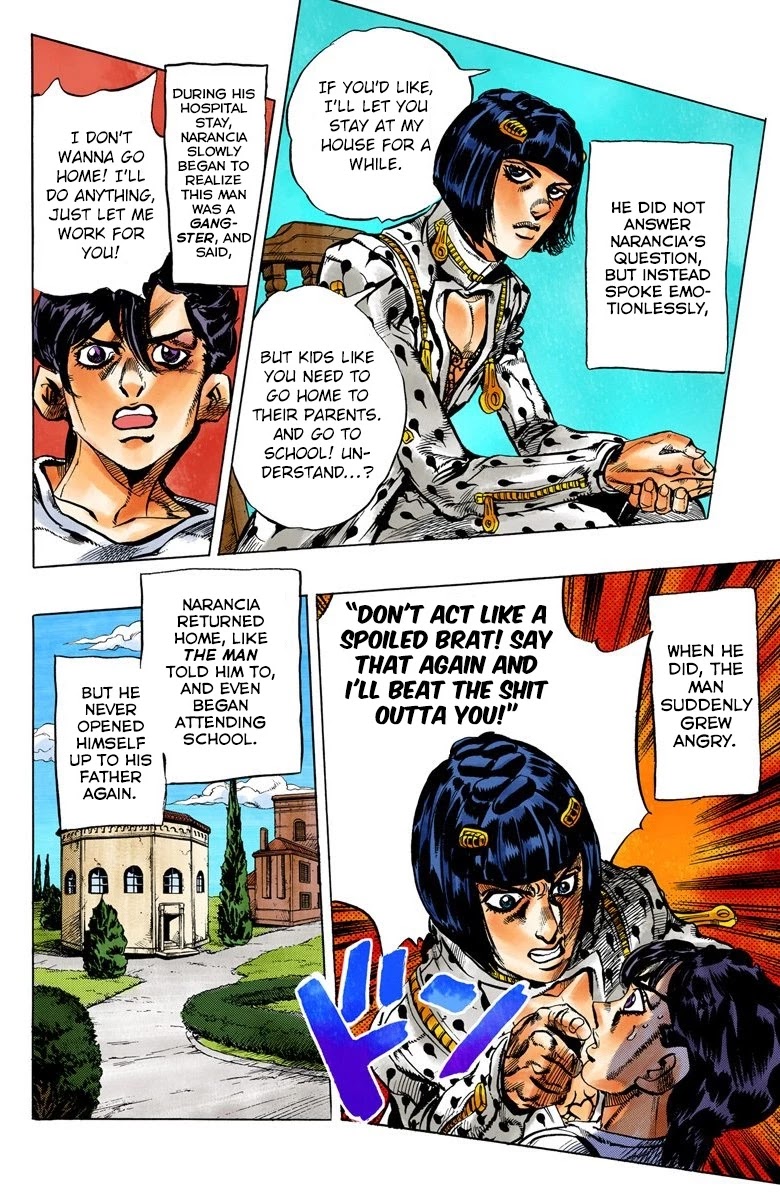 JoJo's Bizarre Adventure Part 5 - Vento Aureo (Official Colored) Chapter 33 page 9 - Chapter 33: Narancia's Aerosmith Part 3
