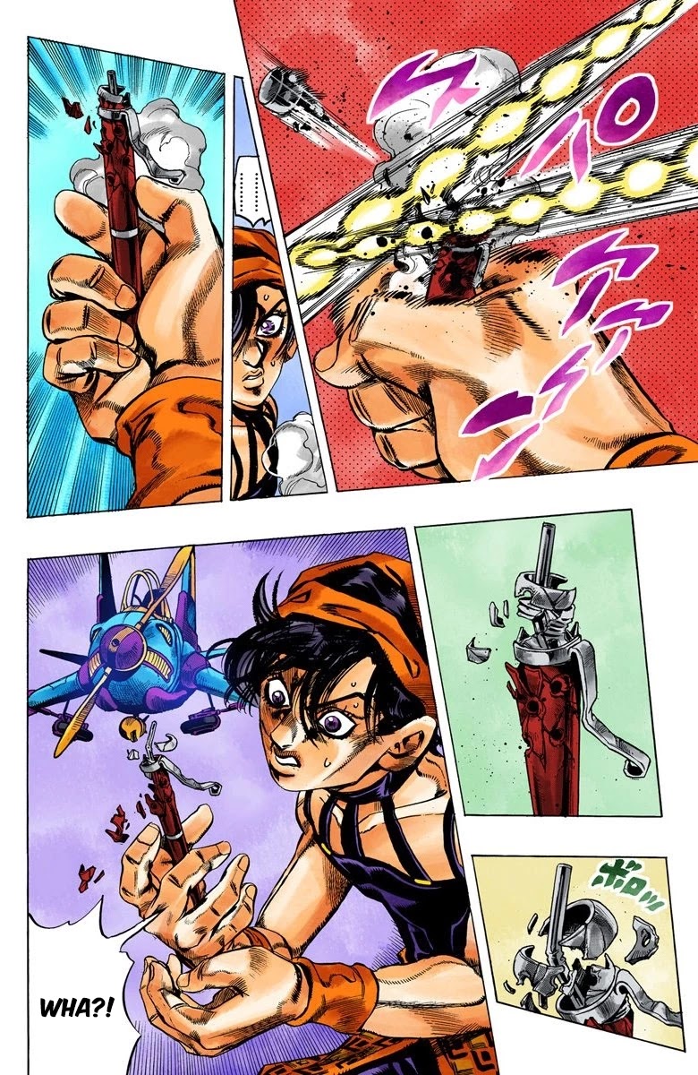 JoJo's Bizarre Adventure Part 5 - Vento Aureo (Official Colored) Chapter 34 page 12 - Chapter 34: Narancia's Aerosmith Part 4