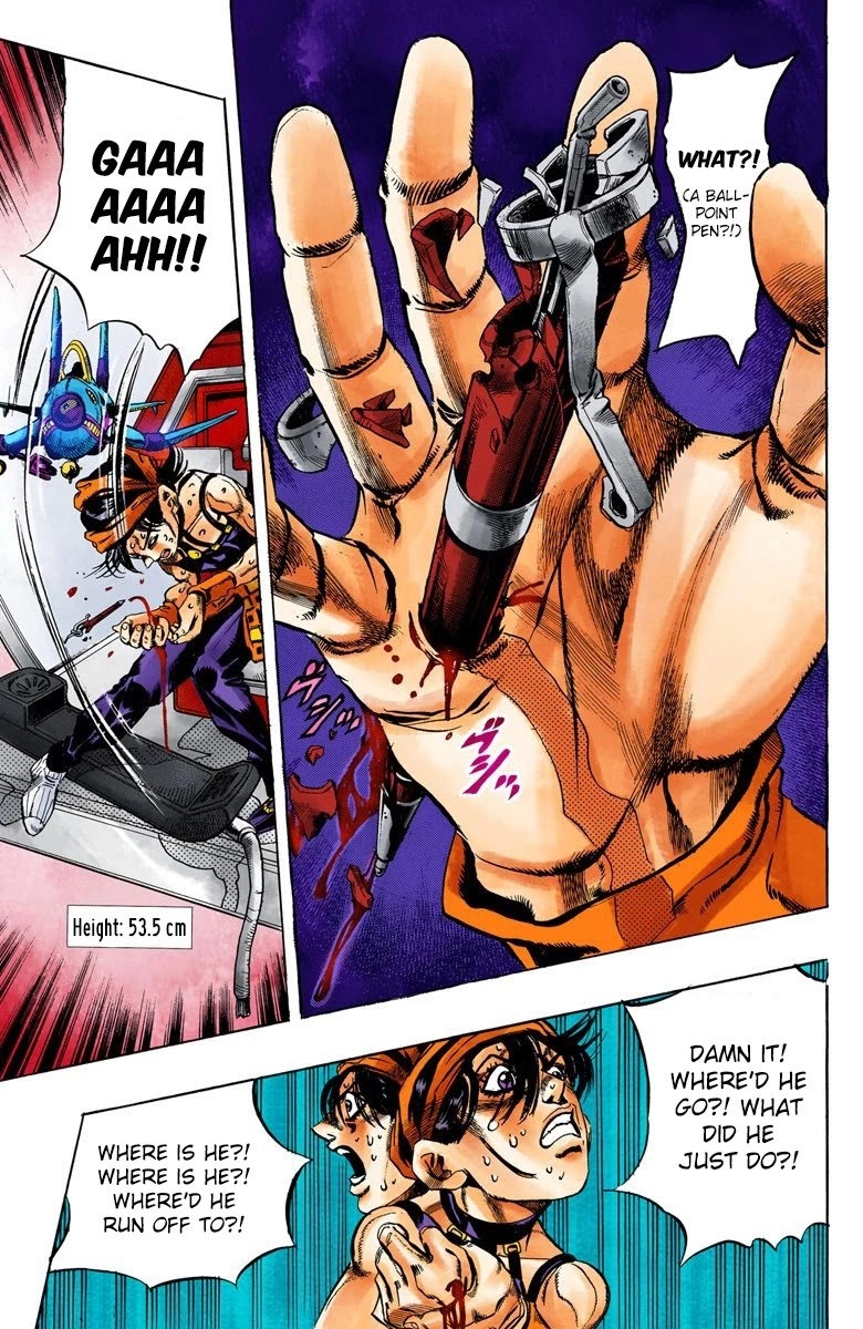 JoJo's Bizarre Adventure Part 5 - Vento Aureo (Official Colored) Chapter 34 page 13 - Chapter 34: Narancia's Aerosmith Part 4