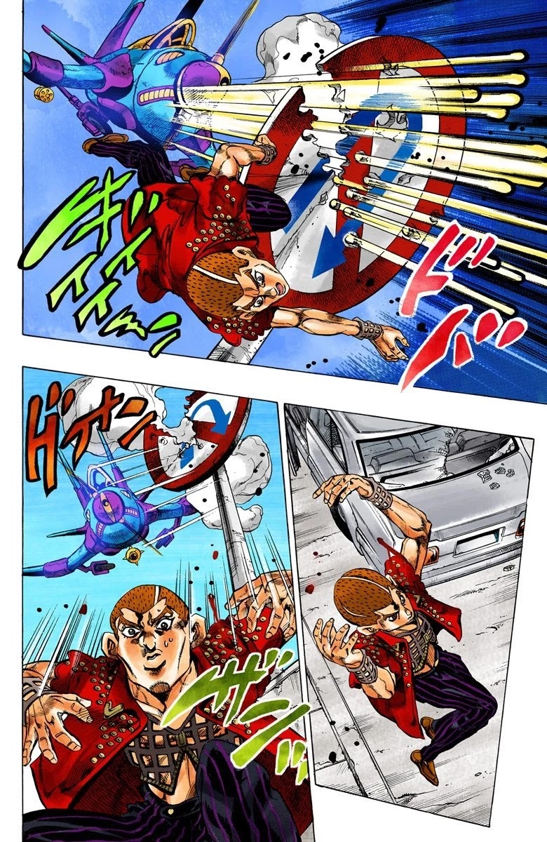 JoJo's Bizarre Adventure Part 5 - Vento Aureo (Official Colored) Chapter 34 page 16 - Chapter 34: Narancia's Aerosmith Part 4