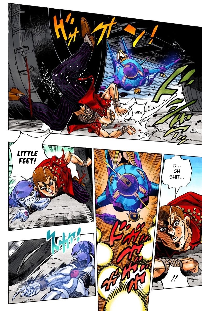 JoJo's Bizarre Adventure Part 5 - Vento Aureo (Official Colored) Chapter 34 page 18 - Chapter 34: Narancia's Aerosmith Part 4