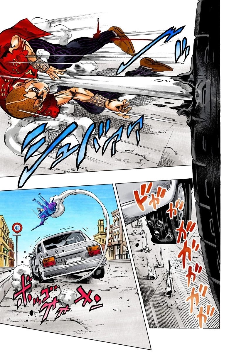 JoJo's Bizarre Adventure Part 5 - Vento Aureo (Official Colored) Chapter 34 page 19 - Chapter 34: Narancia's Aerosmith Part 4