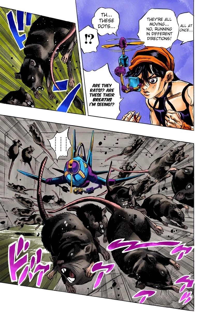 JoJo's Bizarre Adventure Part 5 - Vento Aureo (Official Colored) Chapter 35 page 14 - Chapter 35: Narancia's Aerosmith Part 5