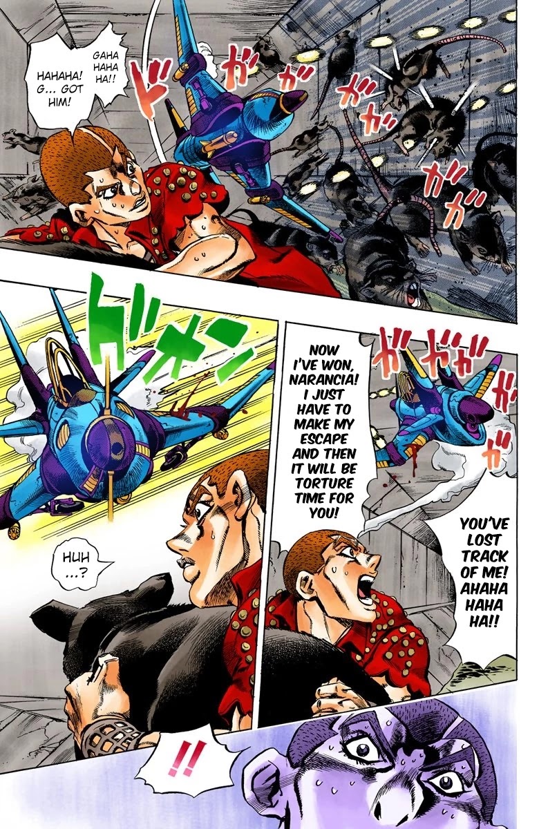 JoJo's Bizarre Adventure Part 5 - Vento Aureo (Official Colored) Chapter 35 page 16 - Chapter 35: Narancia's Aerosmith Part 5