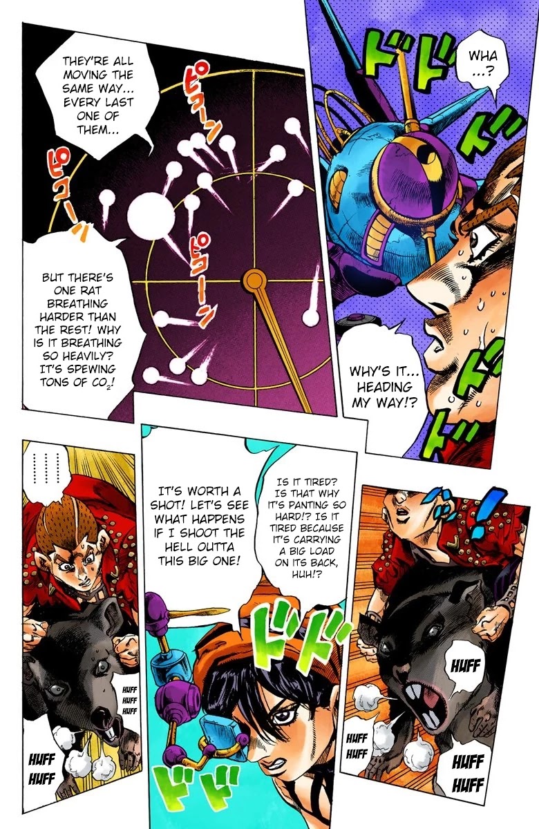 JoJo's Bizarre Adventure Part 5 - Vento Aureo (Official Colored) Chapter 35 page 17 - Chapter 35: Narancia's Aerosmith Part 5