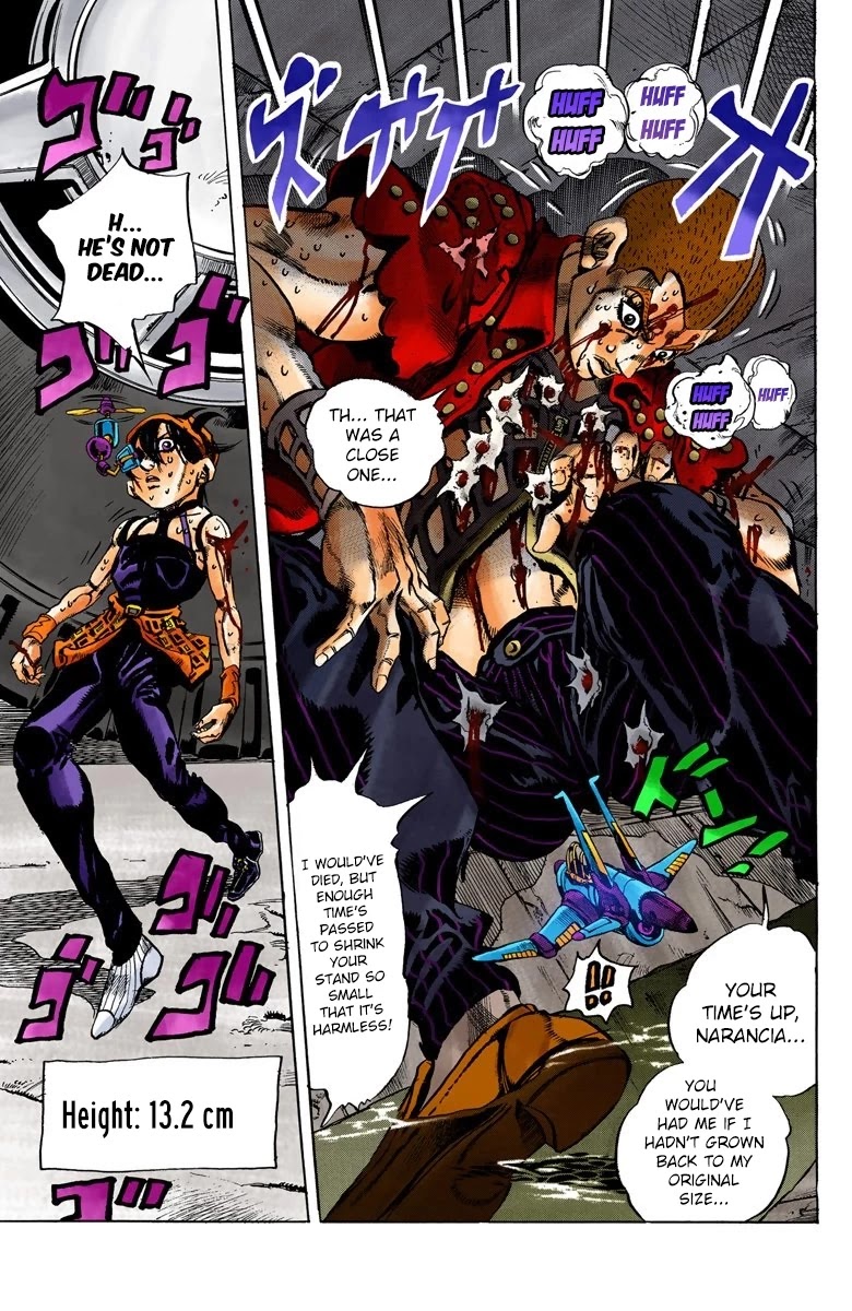 JoJo's Bizarre Adventure Part 5 - Vento Aureo (Official Colored) Chapter 35 page 20 - Chapter 35: Narancia's Aerosmith Part 5