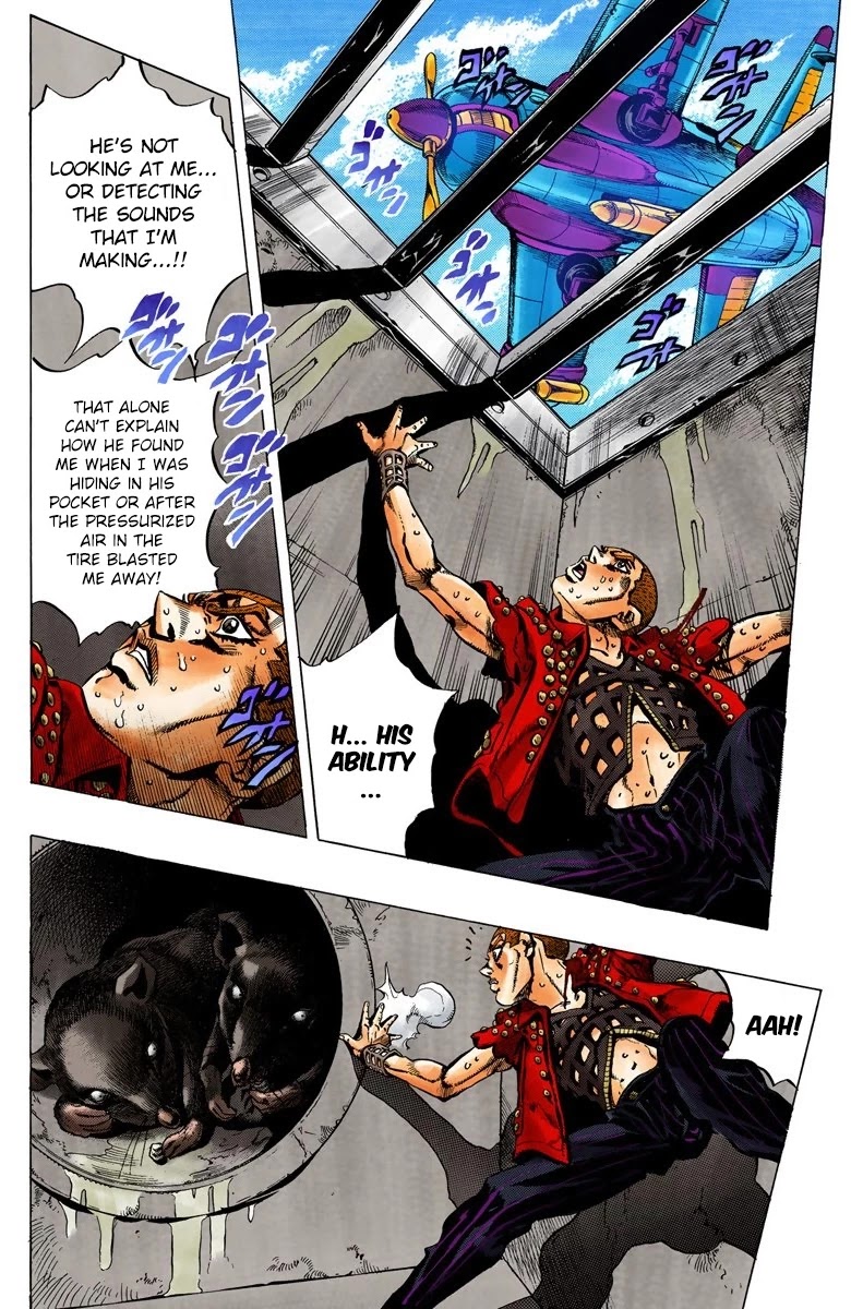 JoJo's Bizarre Adventure Part 5 - Vento Aureo (Official Colored) Chapter 35 page 3 - Chapter 35: Narancia's Aerosmith Part 5
