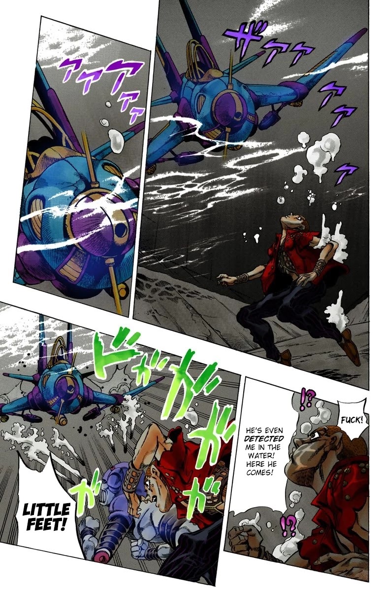 JoJo's Bizarre Adventure Part 5 - Vento Aureo (Official Colored) Chapter 35 page 6 - Chapter 35: Narancia's Aerosmith Part 5