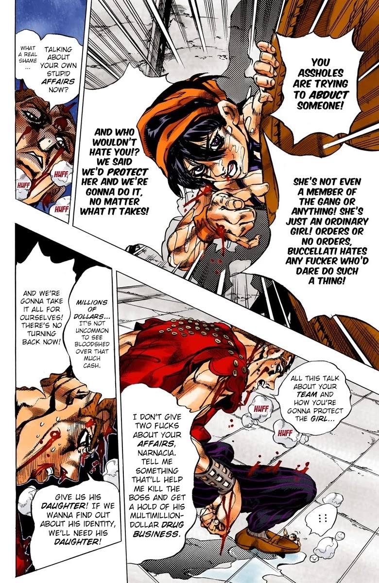 JoJo's Bizarre Adventure Part 5 - Vento Aureo (Official Colored) Chapter 36 page 10 - Chapter 36: Narancia's Aerosmith Part 6