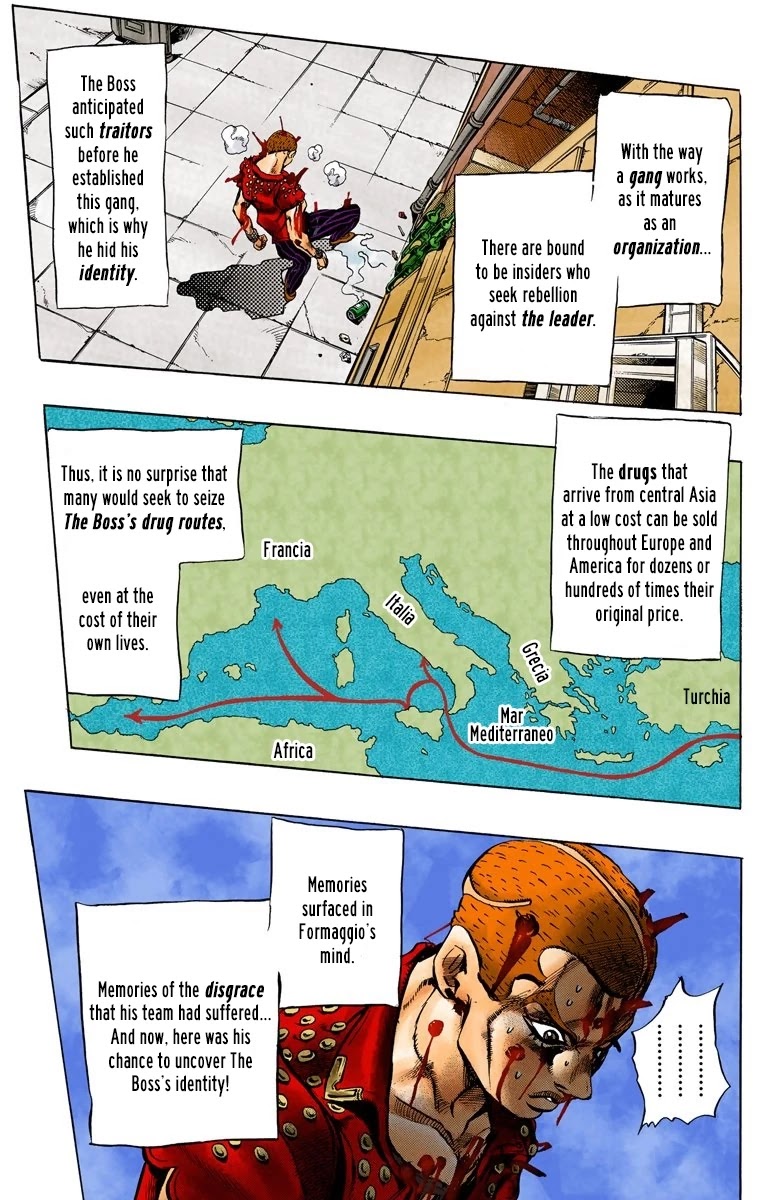 JoJo's Bizarre Adventure Part 5 - Vento Aureo (Official Colored) Chapter 36 page 11 - Chapter 36: Narancia's Aerosmith Part 6