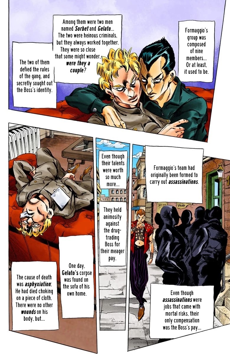 JoJo's Bizarre Adventure Part 5 - Vento Aureo (Official Colored) Chapter 36 page 12 - Chapter 36: Narancia's Aerosmith Part 6