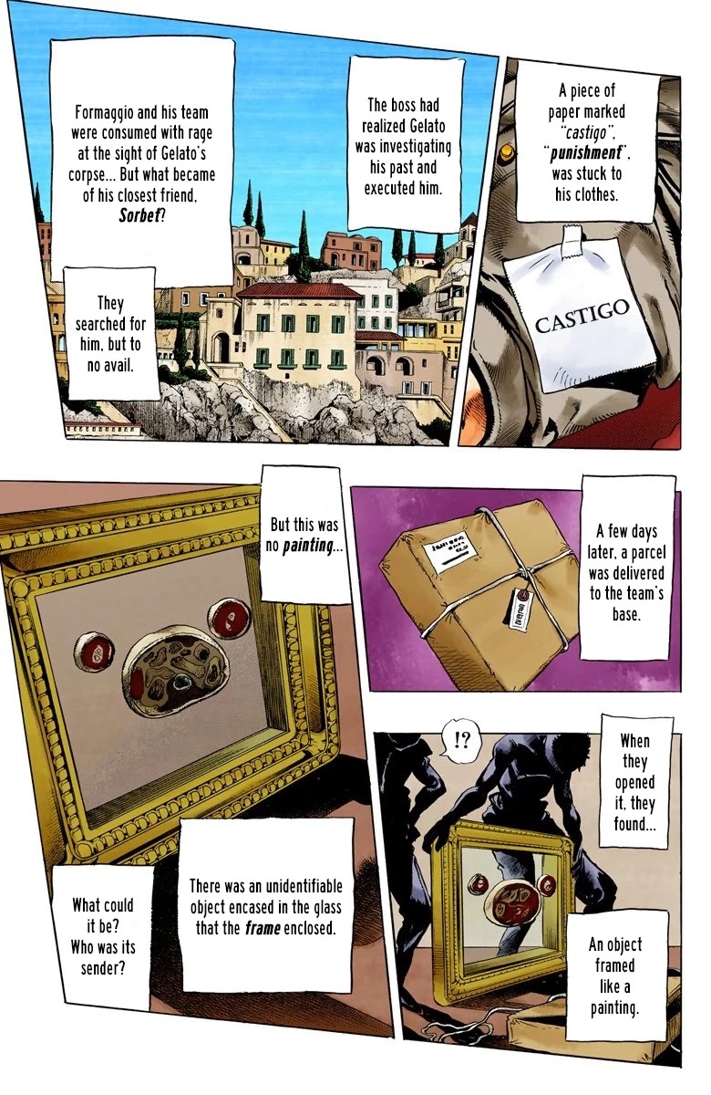 JoJo's Bizarre Adventure Part 5 - Vento Aureo (Official Colored) Chapter 36 page 13 - Chapter 36: Narancia's Aerosmith Part 6