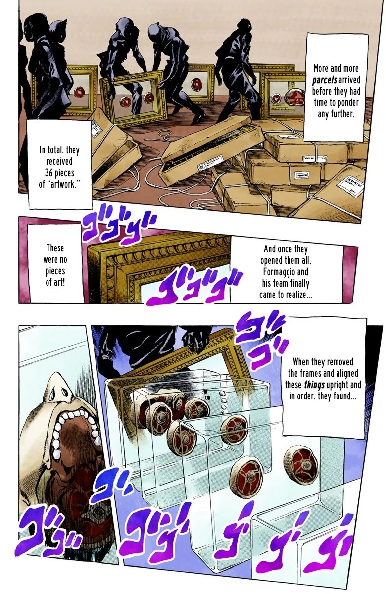 JoJo's Bizarre Adventure Part 5 - Vento Aureo (Official Colored) Chapter 36 page 14 - Chapter 36: Narancia's Aerosmith Part 6