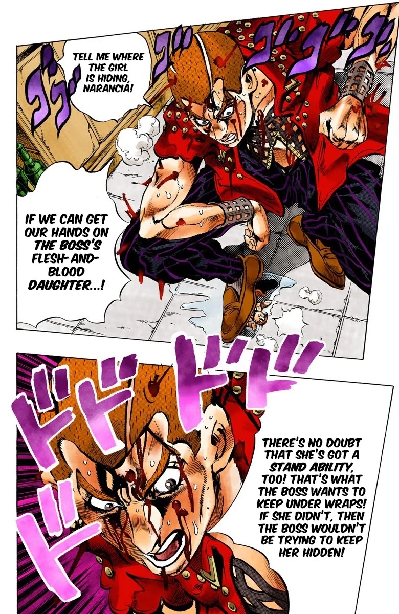 JoJo's Bizarre Adventure Part 5 - Vento Aureo (Official Colored) Chapter 36 page 18 - Chapter 36: Narancia's Aerosmith Part 6