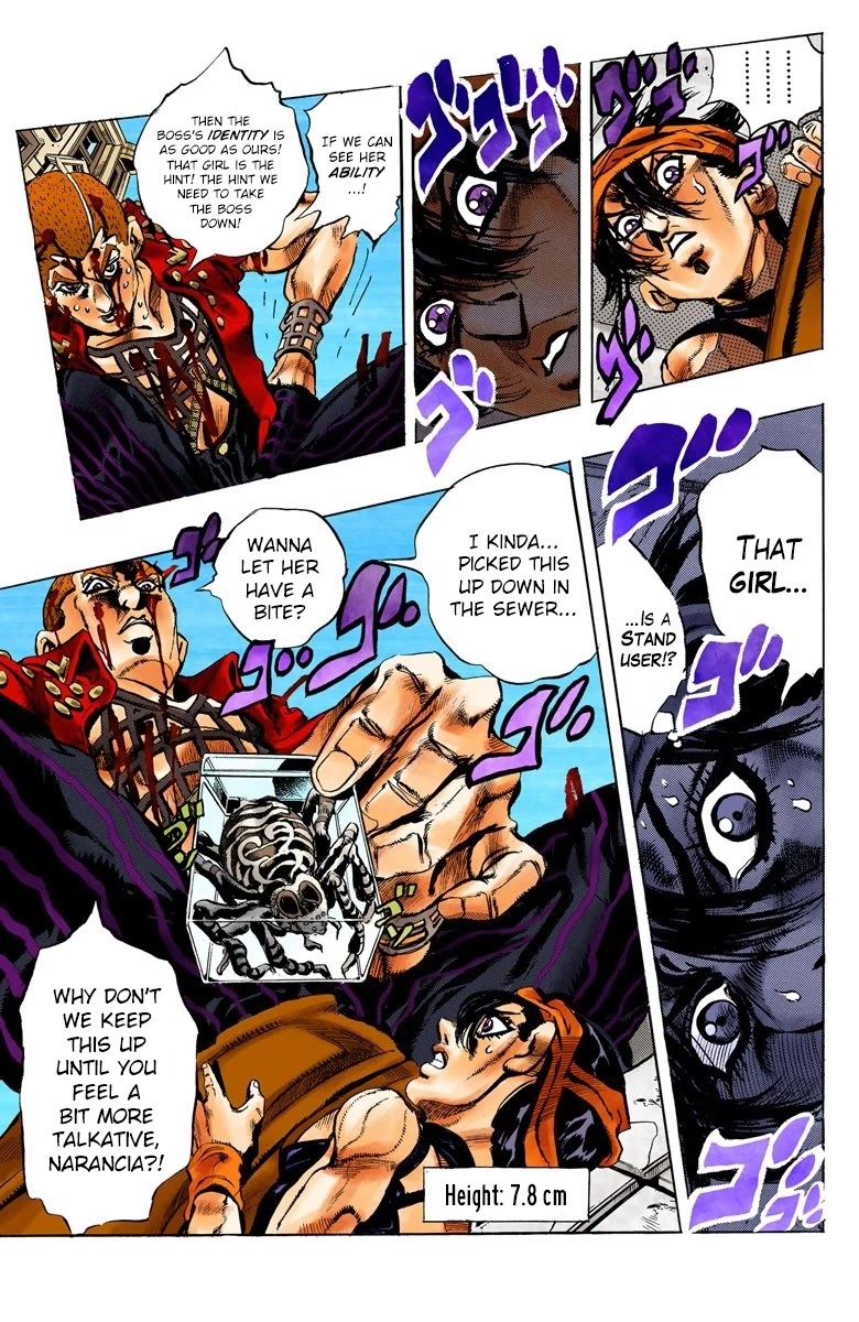 JoJo's Bizarre Adventure Part 5 - Vento Aureo (Official Colored) Chapter 36 page 19 - Chapter 36: Narancia's Aerosmith Part 6