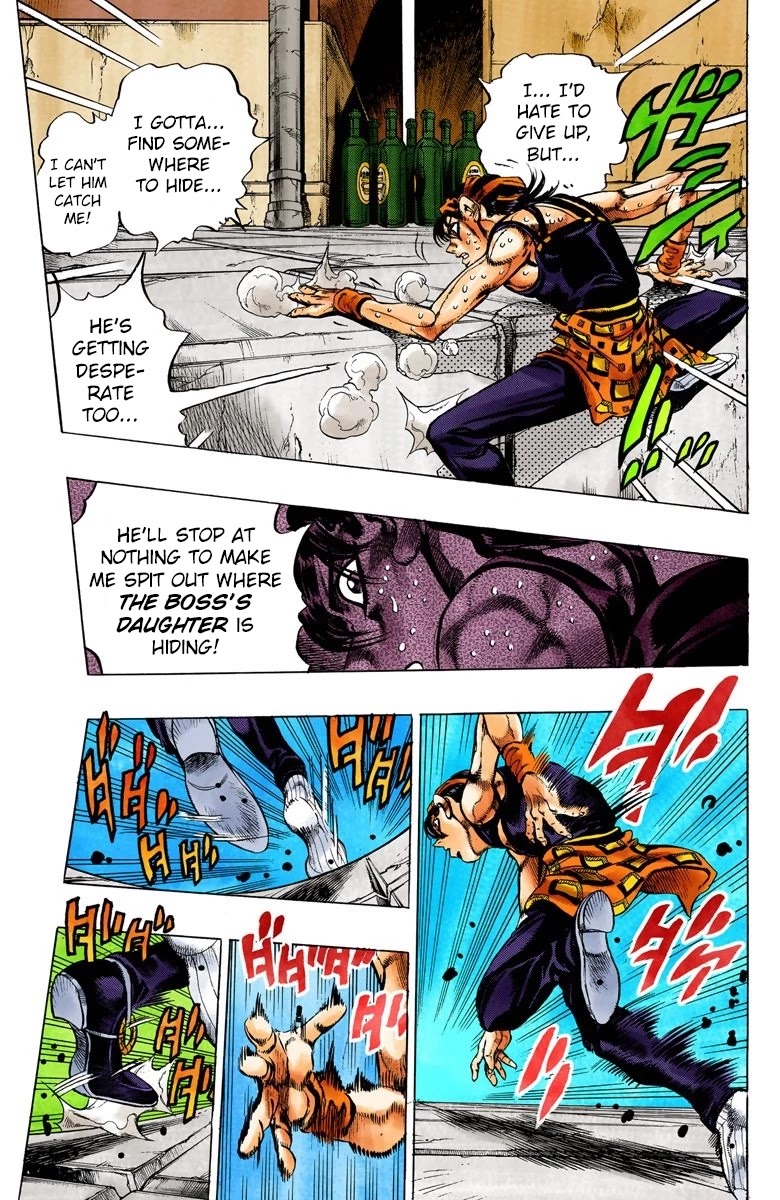 JoJo's Bizarre Adventure Part 5 - Vento Aureo (Official Colored) Chapter 36 page 5 - Chapter 36: Narancia's Aerosmith Part 6