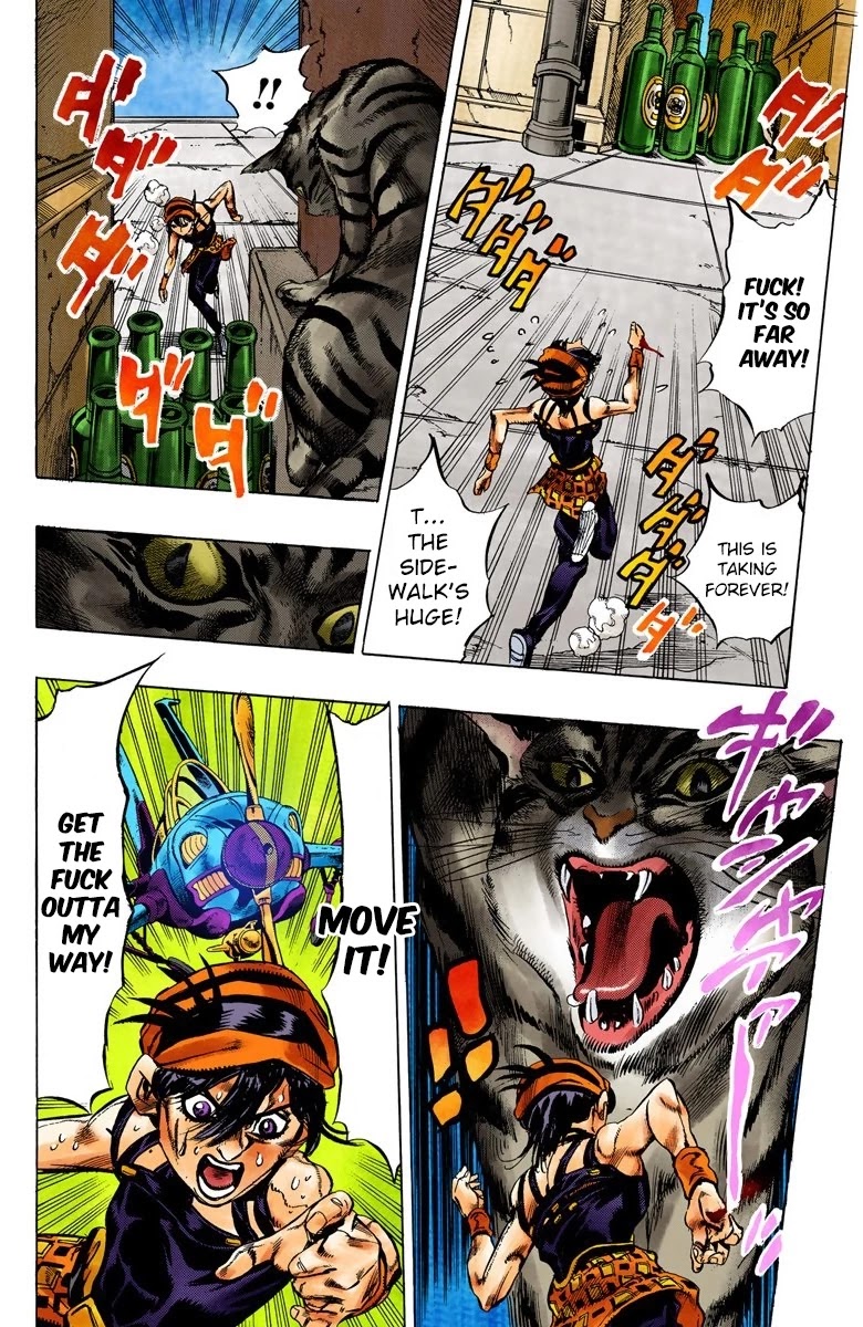 JoJo's Bizarre Adventure Part 5 - Vento Aureo (Official Colored) Chapter 36 page 6 - Chapter 36: Narancia's Aerosmith Part 6