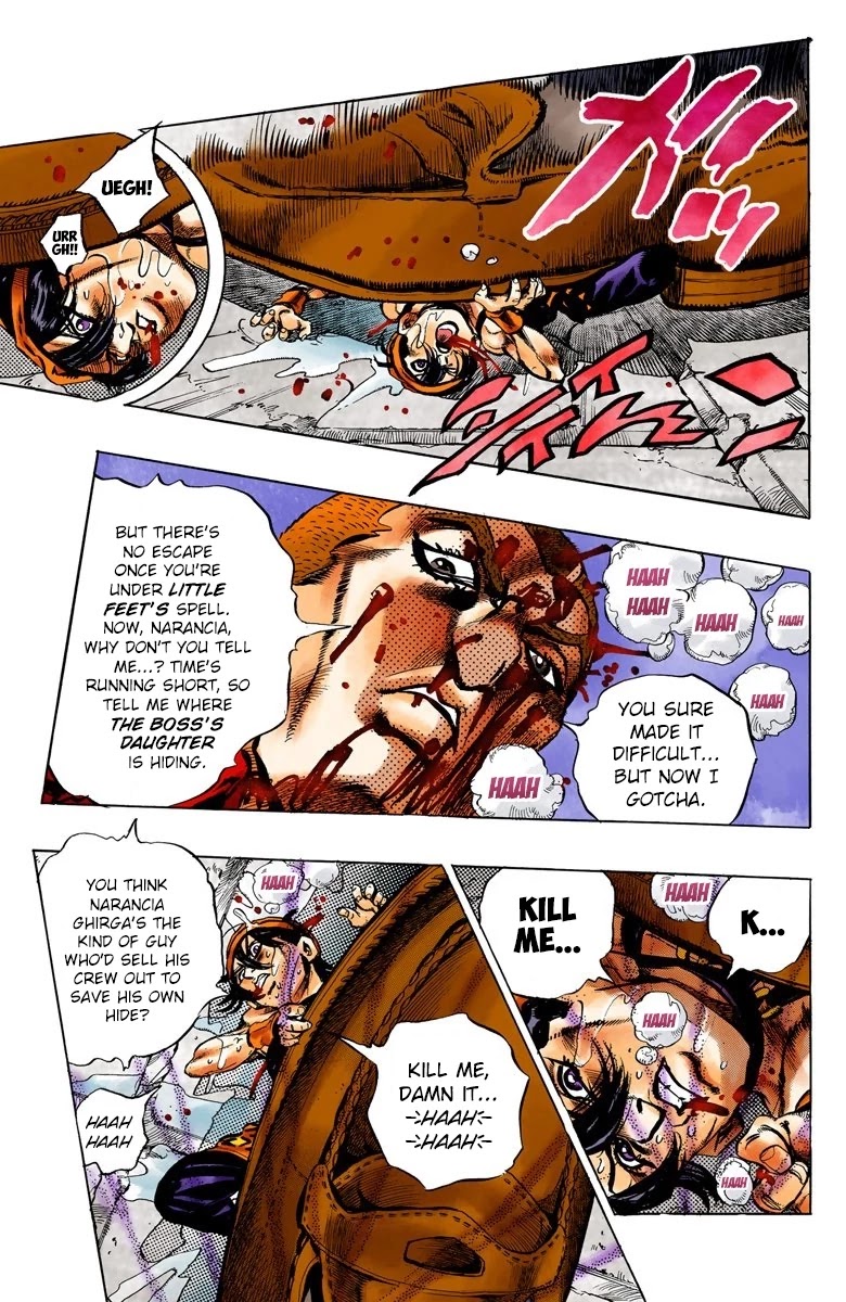 JoJo's Bizarre Adventure Part 5 - Vento Aureo (Official Colored) Chapter 36 page 9 - Chapter 36: Narancia's Aerosmith Part 6