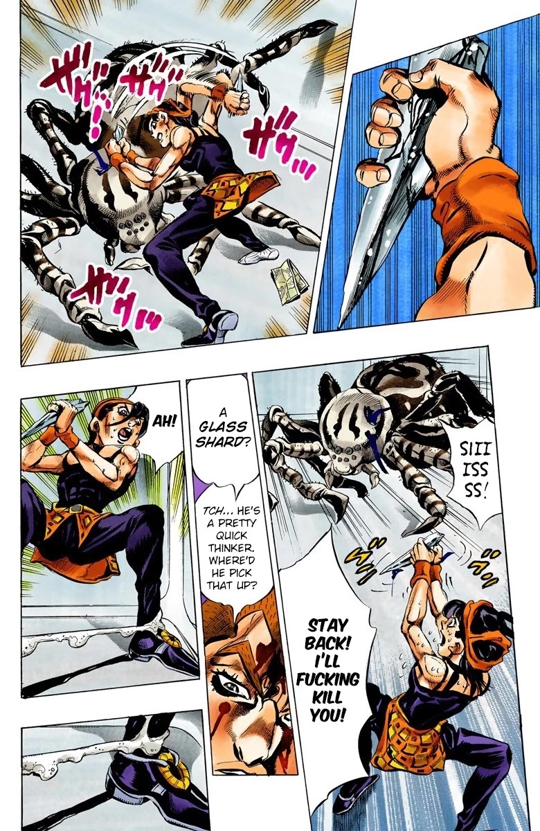 JoJo's Bizarre Adventure Part 5 - Vento Aureo (Official Colored) Chapter 37 page 10 - Chapter 37: Narancia's Aerosmith Part 7