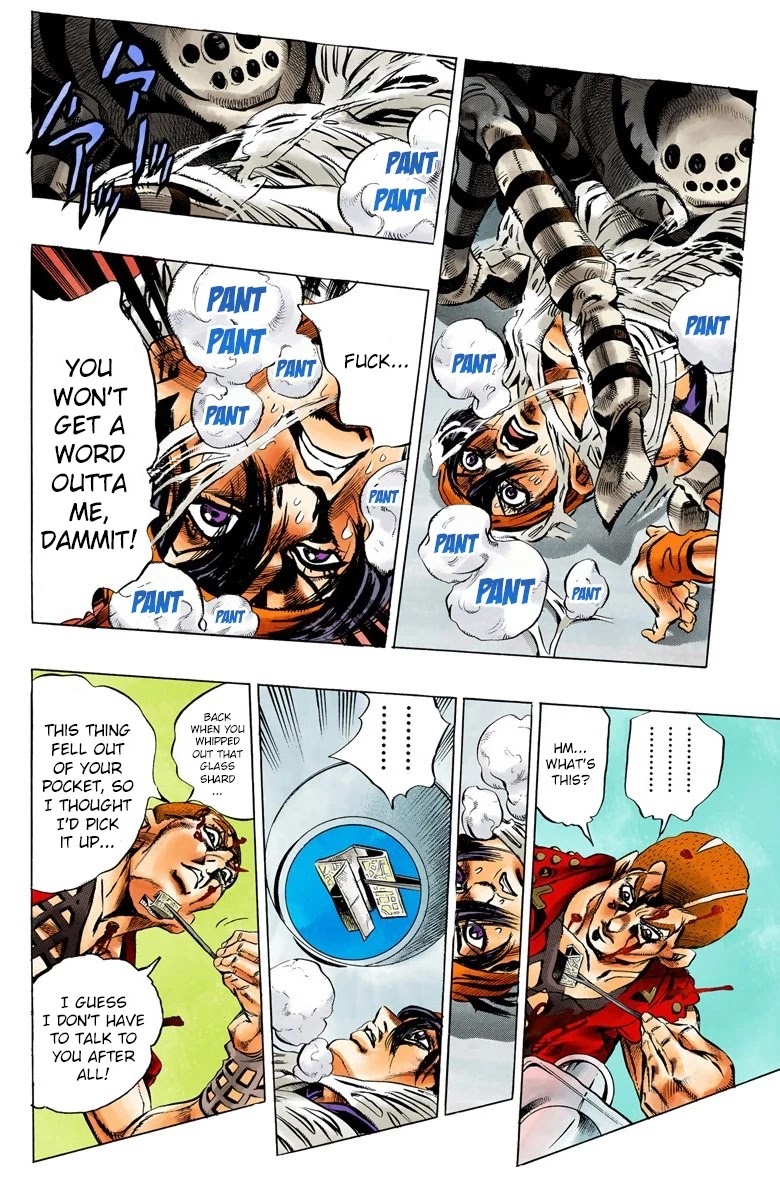 JoJo's Bizarre Adventure Part 5 - Vento Aureo (Official Colored) Chapter 37 page 14 - Chapter 37: Narancia's Aerosmith Part 7