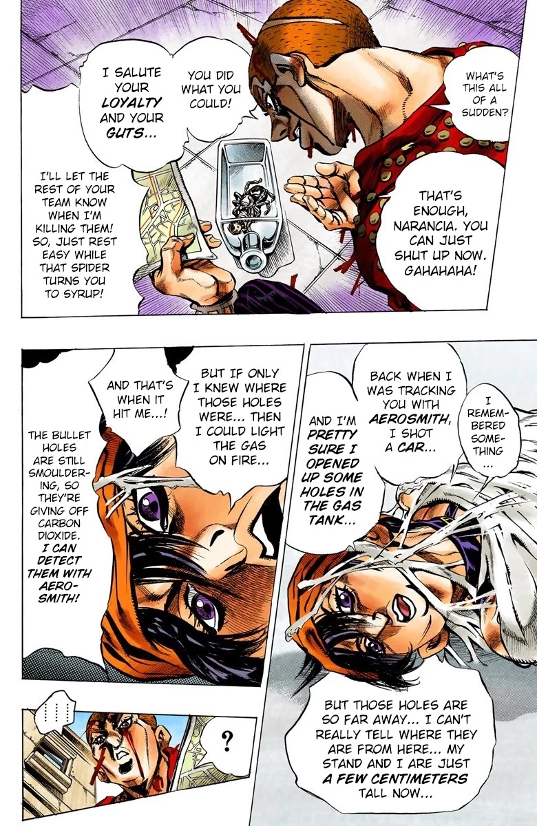 JoJo's Bizarre Adventure Part 5 - Vento Aureo (Official Colored) Chapter 37 page 18 - Chapter 37: Narancia's Aerosmith Part 7