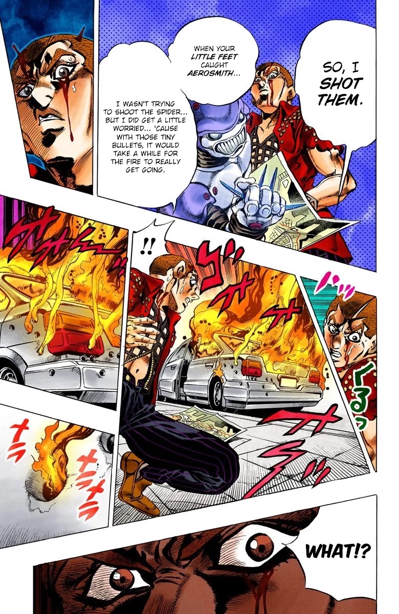JoJo's Bizarre Adventure Part 5 - Vento Aureo (Official Colored) Chapter 37 page 19 - Chapter 37: Narancia's Aerosmith Part 7