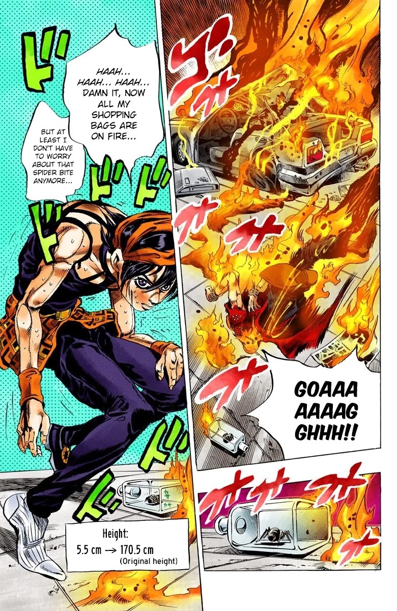 JoJo's Bizarre Adventure Part 5 - Vento Aureo (Official Colored) Chapter 37 page 21 - Chapter 37: Narancia's Aerosmith Part 7