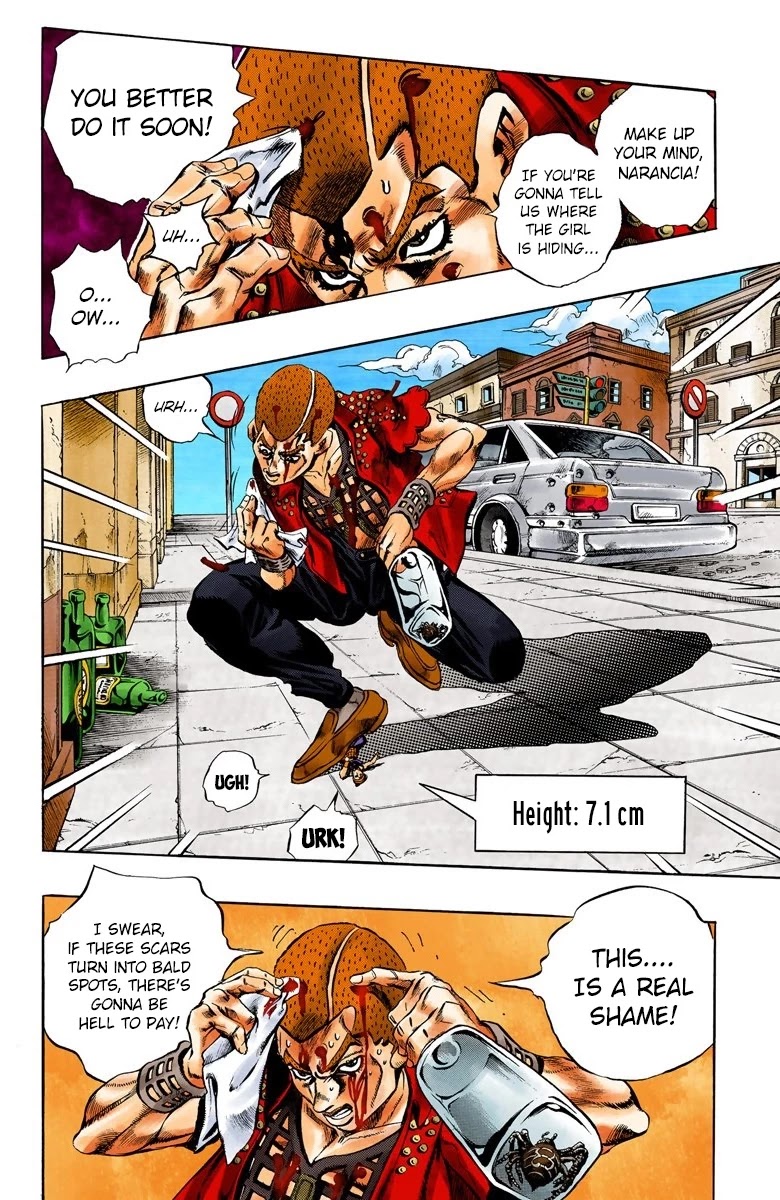 JoJo's Bizarre Adventure Part 5 - Vento Aureo (Official Colored) Chapter 37 page 3 - Chapter 37: Narancia's Aerosmith Part 7