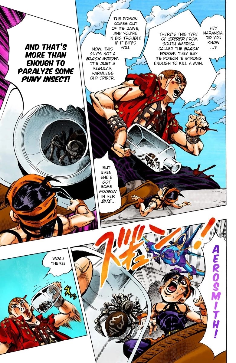 JoJo's Bizarre Adventure Part 5 - Vento Aureo (Official Colored) Chapter 37 page 4 - Chapter 37: Narancia's Aerosmith Part 7