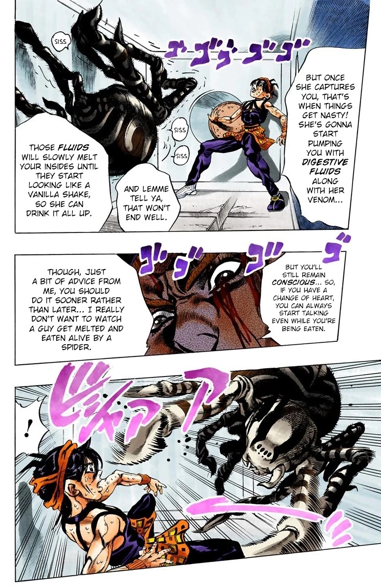 JoJo's Bizarre Adventure Part 5 - Vento Aureo (Official Colored) Chapter 37 page 8 - Chapter 37: Narancia's Aerosmith Part 7