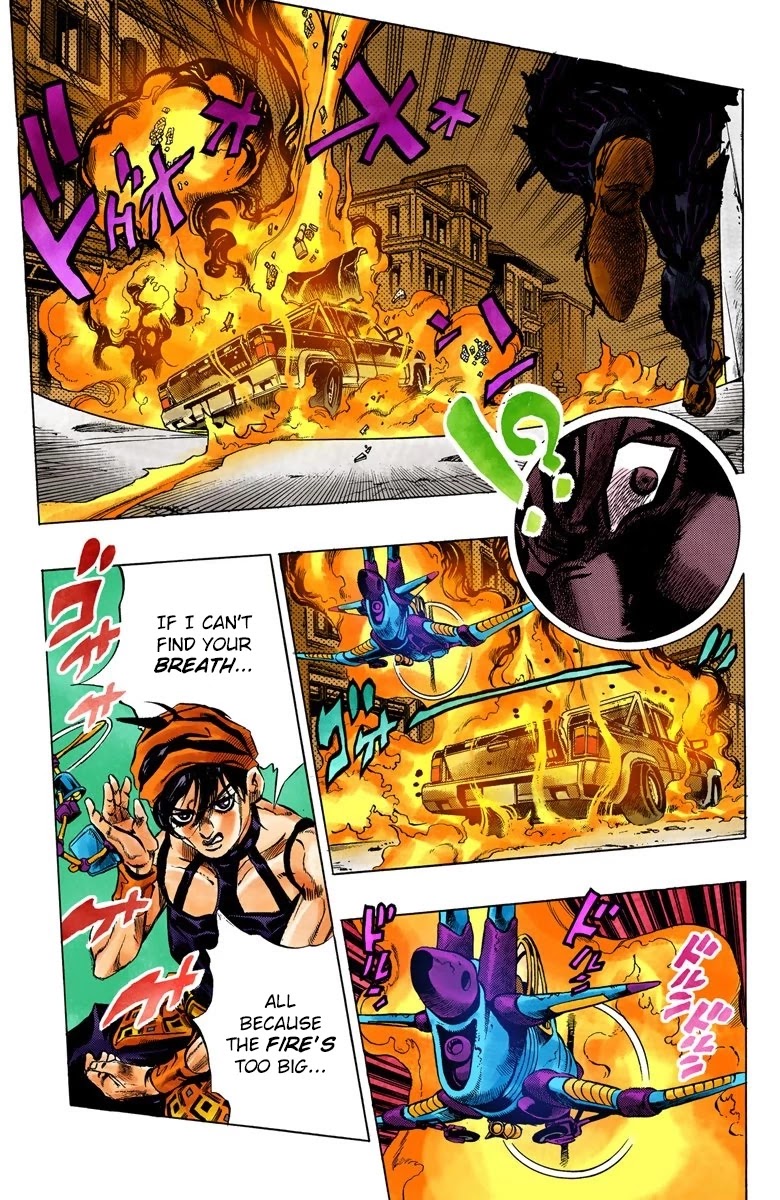 JoJo's Bizarre Adventure Part 5 - Vento Aureo (Official Colored) Chapter 38 page 10 - Chapter 38: Narancia's Aerosmith Part 8