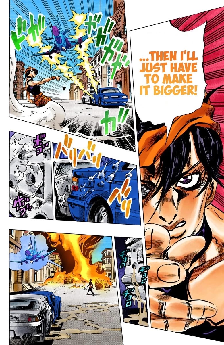 JoJo's Bizarre Adventure Part 5 - Vento Aureo (Official Colored) Chapter 38 page 11 - Chapter 38: Narancia's Aerosmith Part 8