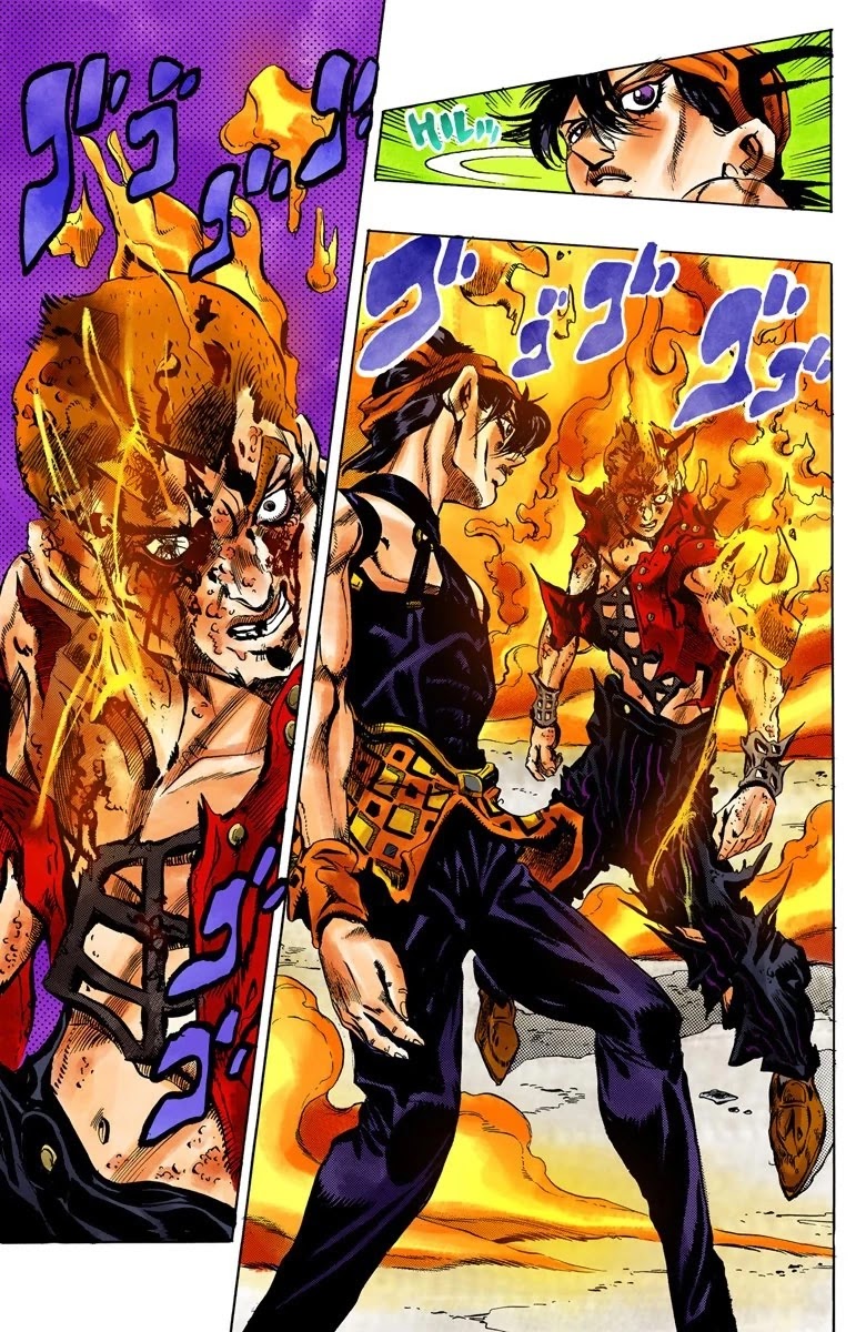 JoJo's Bizarre Adventure Part 5 - Vento Aureo (Official Colored) Chapter 38 page 14 - Chapter 38: Narancia's Aerosmith Part 8