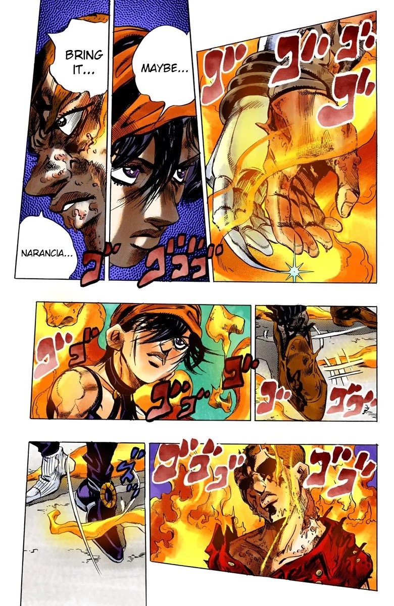 JoJo's Bizarre Adventure Part 5 - Vento Aureo (Official Colored) Chapter 38 page 16 - Chapter 38: Narancia's Aerosmith Part 8