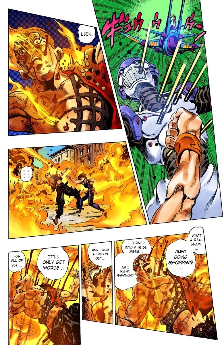 JoJo's Bizarre Adventure Part 5 - Vento Aureo (Official Colored) Chapter 38 page 19 - Chapter 38: Narancia's Aerosmith Part 8