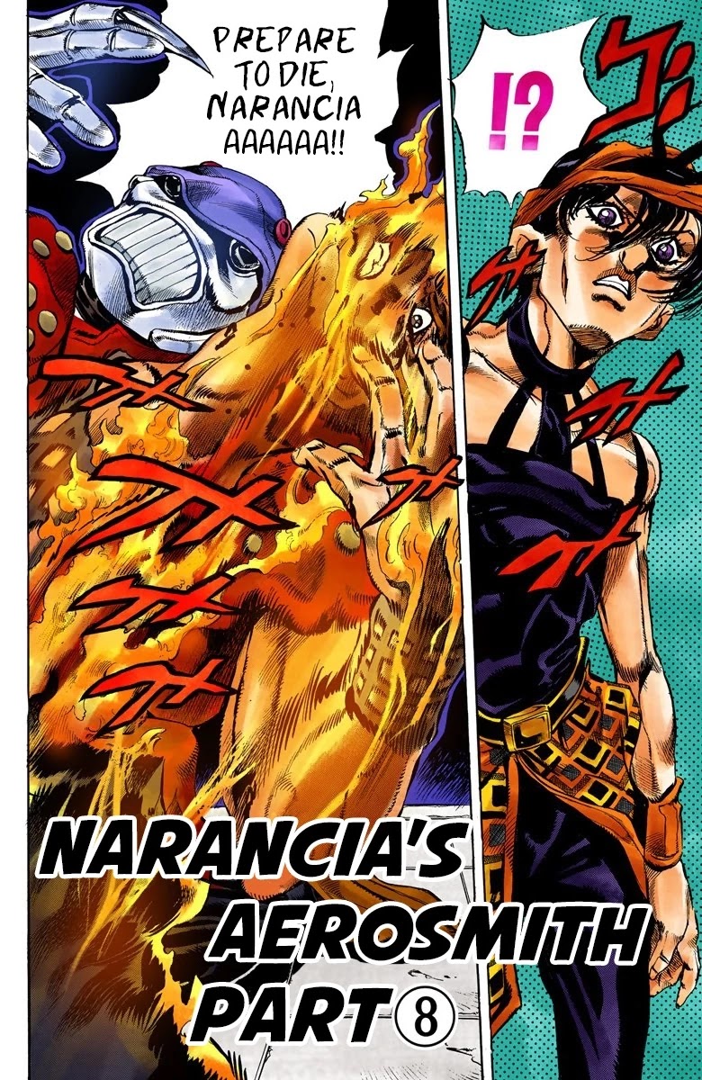 JoJo's Bizarre Adventure Part 5 - Vento Aureo (Official Colored) Chapter 38 page 3 - Chapter 38: Narancia's Aerosmith Part 8