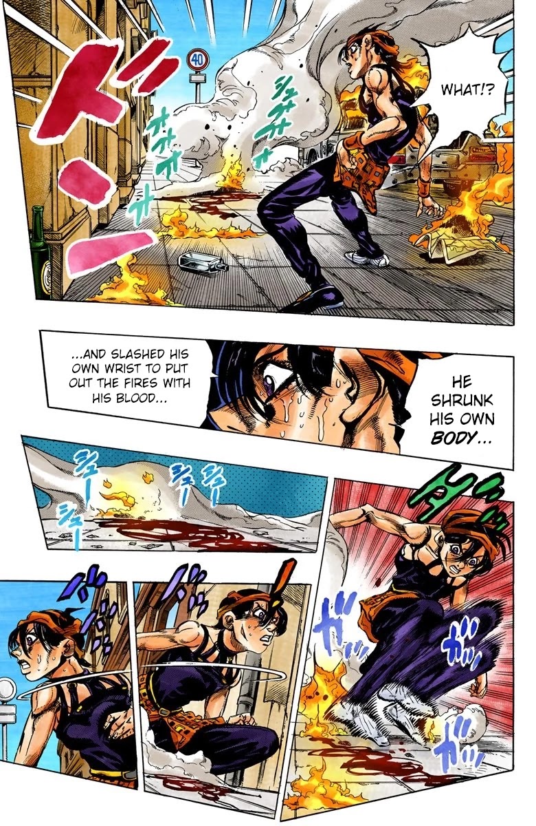 JoJo's Bizarre Adventure Part 5 - Vento Aureo (Official Colored) Chapter 38 page 6 - Chapter 38: Narancia's Aerosmith Part 8