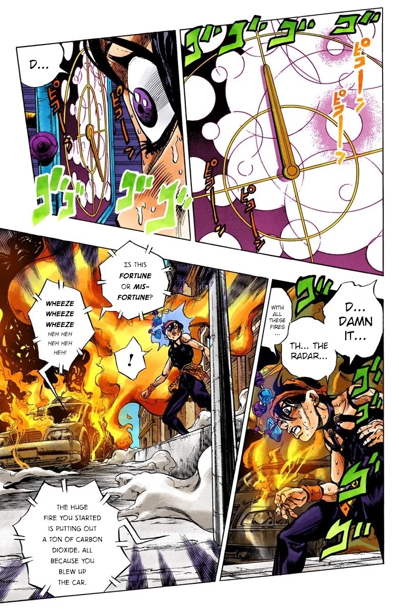 JoJo's Bizarre Adventure Part 5 - Vento Aureo (Official Colored) Chapter 38 page 8 - Chapter 38: Narancia's Aerosmith Part 8