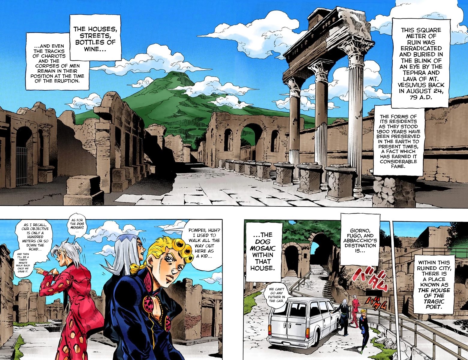 JoJo's Bizarre Adventure Part 5 - Vento Aureo (Official Colored) Chapter 39 page 12 - Chapter 39: Second Order from the Boss: Retrieve the Key!