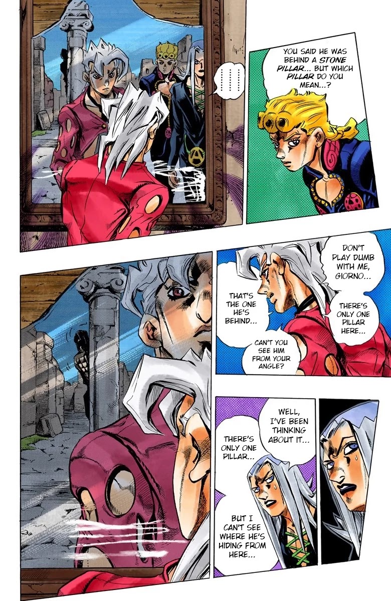 JoJo's Bizarre Adventure Part 5 - Vento Aureo (Official Colored) Chapter 39 page 15 - Chapter 39: Second Order from the Boss: Retrieve the Key!